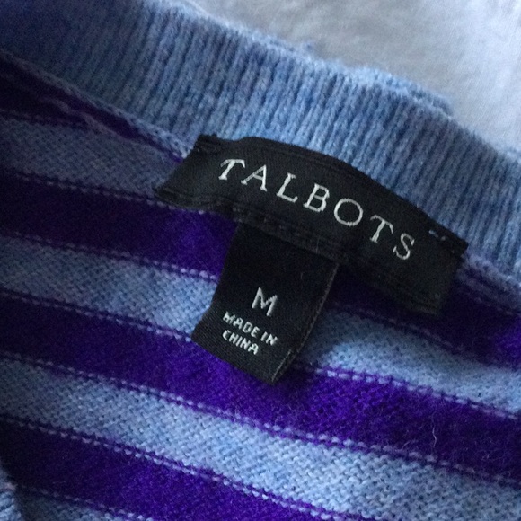 Talbots striped sweater size M - Picture 6 of 6